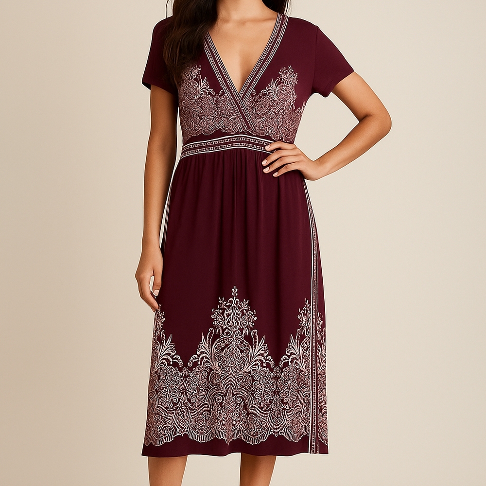 Motherhood Maternity V-Neck Dress